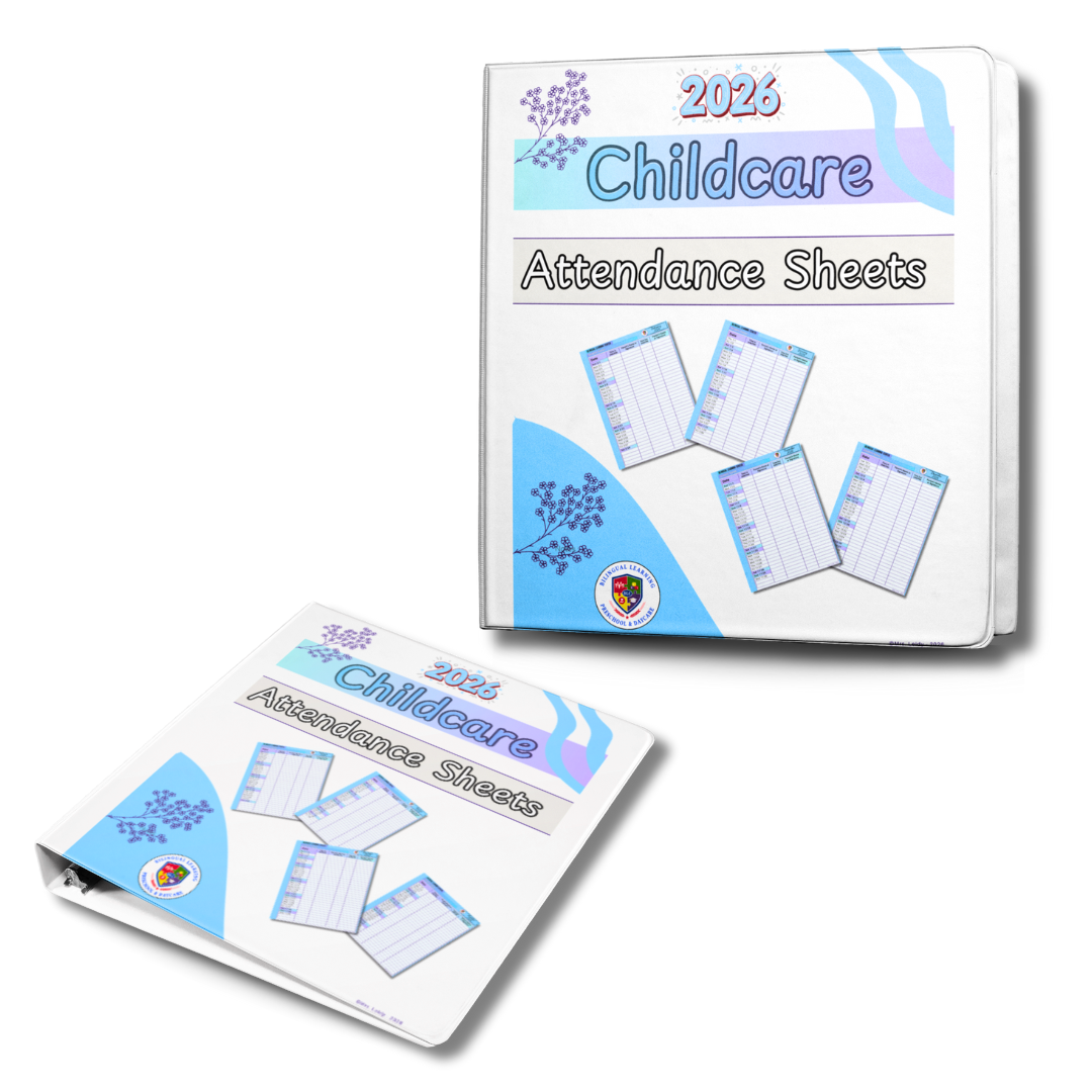 Hojas de Asistencia para Guardería Personalizadas 2025