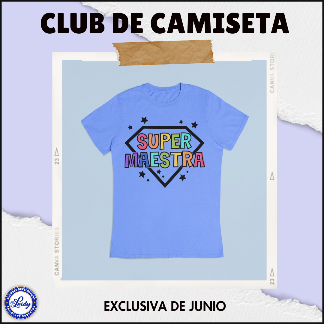 Camiseta de Supermaestro (azul)