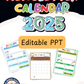Calendar & Newsletter Editable 2025