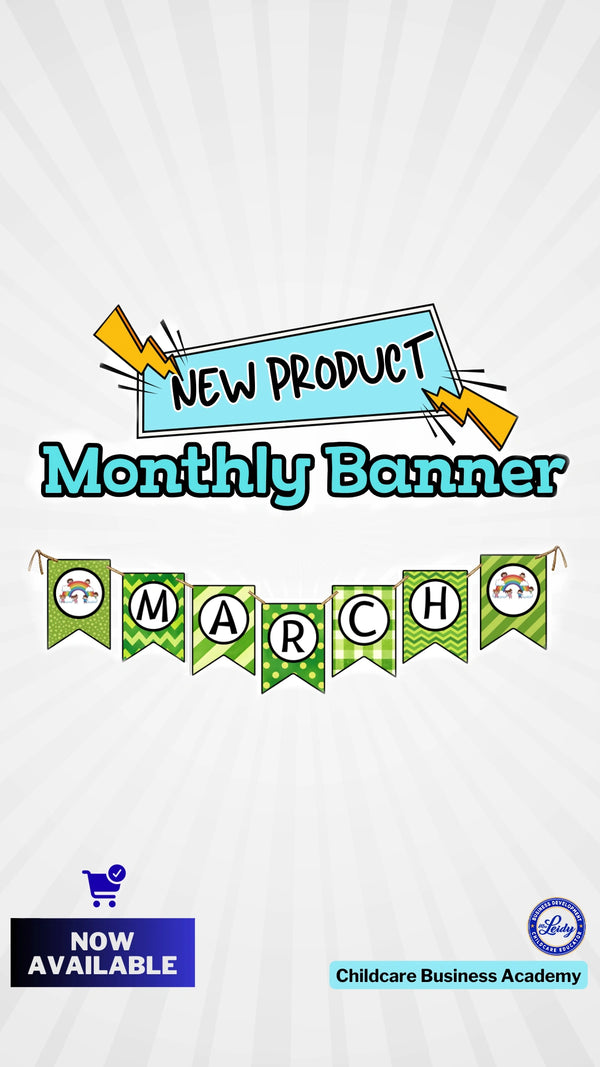 Banner de marzo: cartel digital para tablón de anuncios