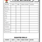 Free Fire Drill Template