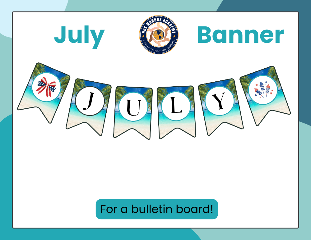 Banner de marzo: cartel digital para tablón de anuncios