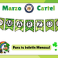 Banner de marzo: cartel digital para tablón de anuncios