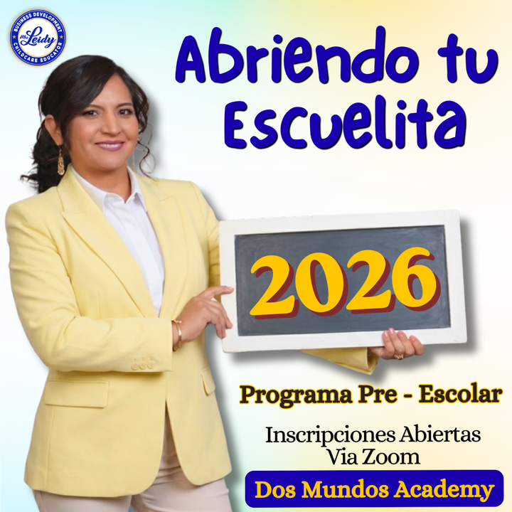Inauguración de su preescolar con la Sra. Leidy
