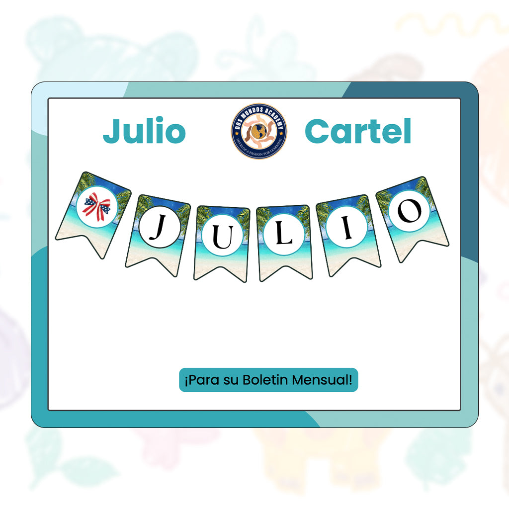 Banner de marzo: cartel digital para tablón de anuncios