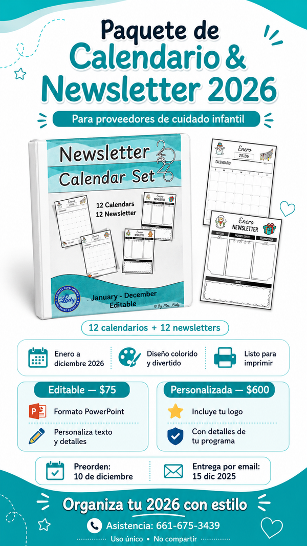 Calendario & Newsletter 2026