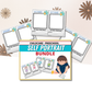 Autorretratos mensuales para preescolar