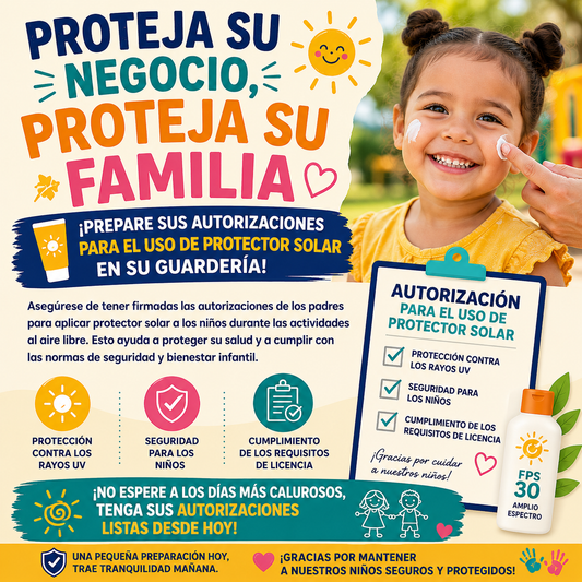 Sunscreen Authorization Form Editable