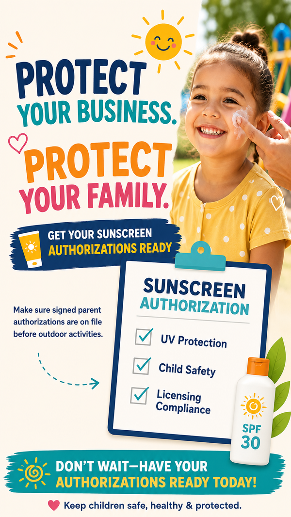 Formulario de autorización para el uso de protector solar (editable)