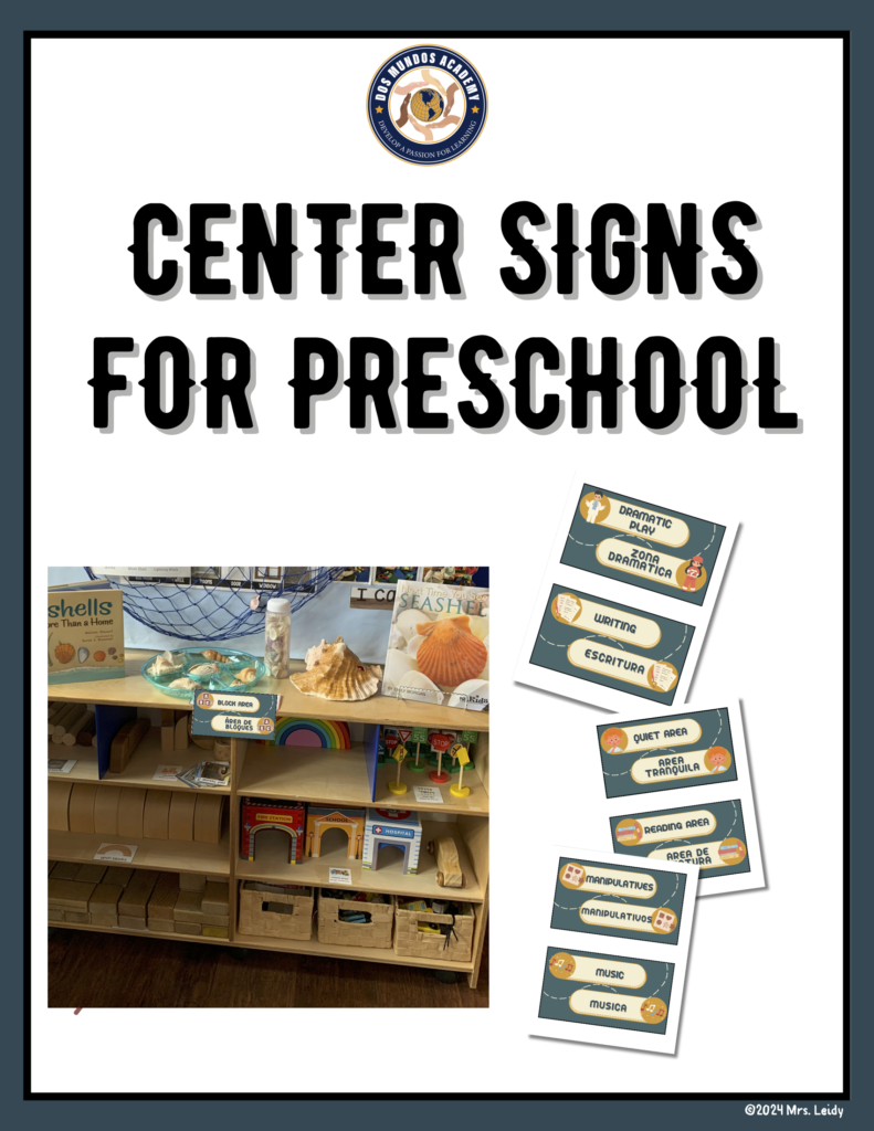 Learning Area Signs Bilingual